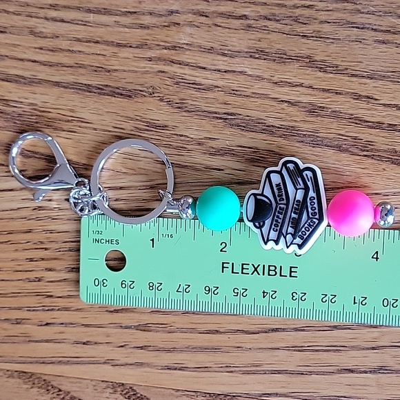 Coffee/Books Keychain Accessory - Picture 3 of 3